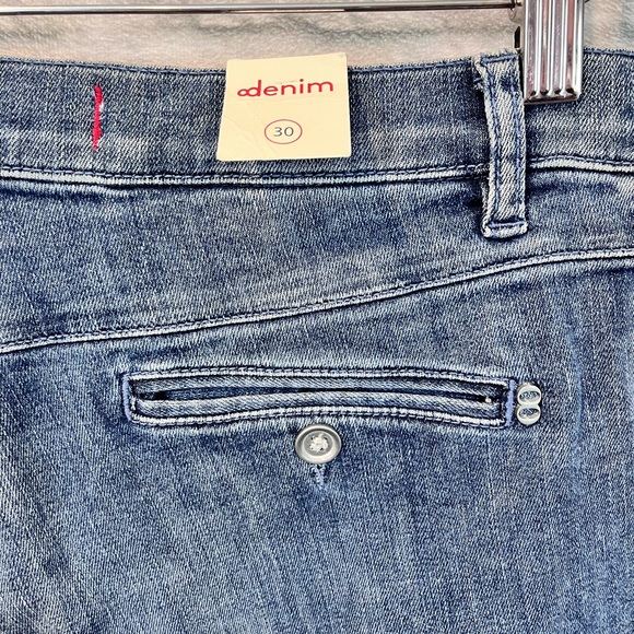 NWT Anthro Ottod'Ame 30x35” Denim Var-Unica Wide Leg Bootcut hi-rise Blue Jeans - Picture 9 of 12